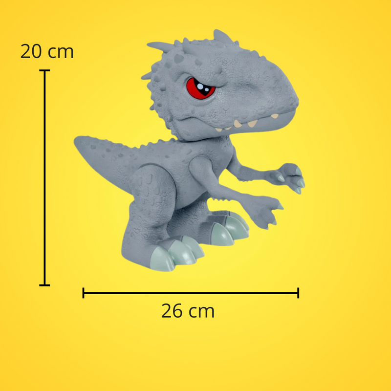 Dinossauro Brinquedo Jurassic World Rex Baby Articulado Vinil Original Mattel