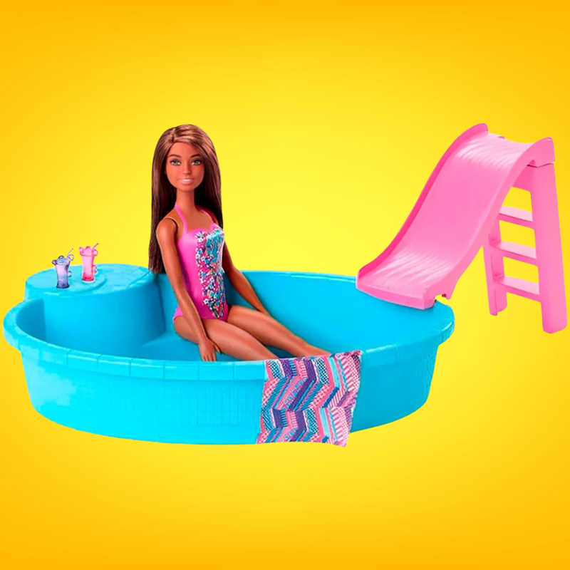 Boneca Barbie Festa Na Piscina Com Acessórios GHL92 - Mattel