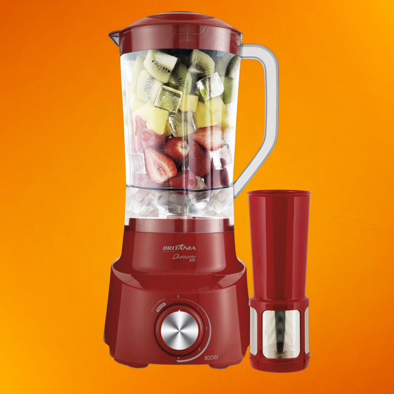 Kit Cozinha Britânia 3 em 1 Vermelho