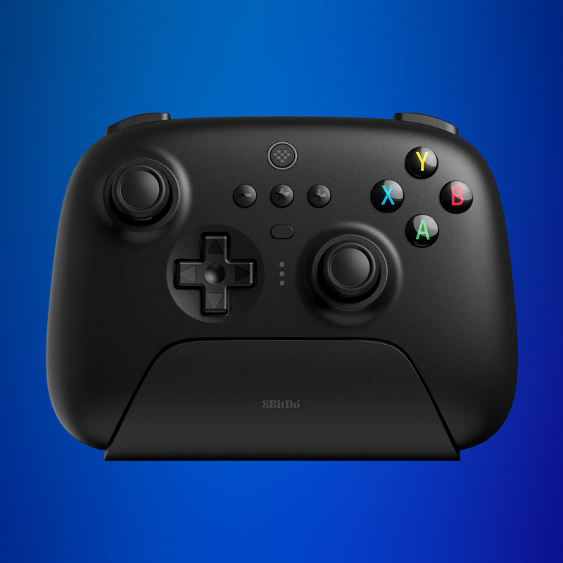 8BitDo Ultimate Wireless 2.4G Gaming Controller with Charging Dock,ALPS Joystick Gamepad for PC, Windows 10, 11, Steam, Android