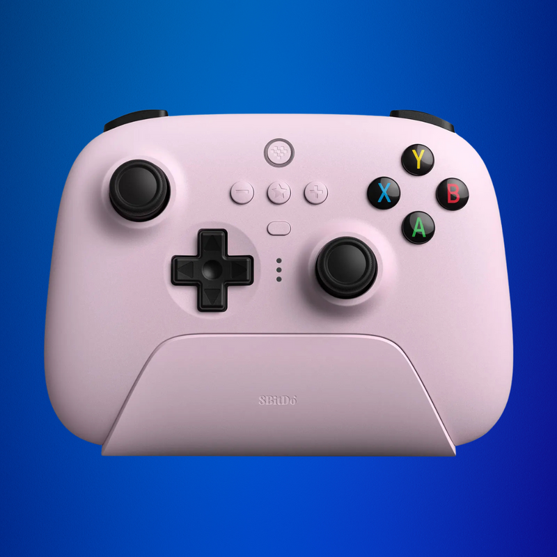 8BitDo Ultimate Wireless 2.4G Gaming Controller with Charging Dock,ALPS Joystick Gamepad for PC, Windows 10, 11, Steam, Android