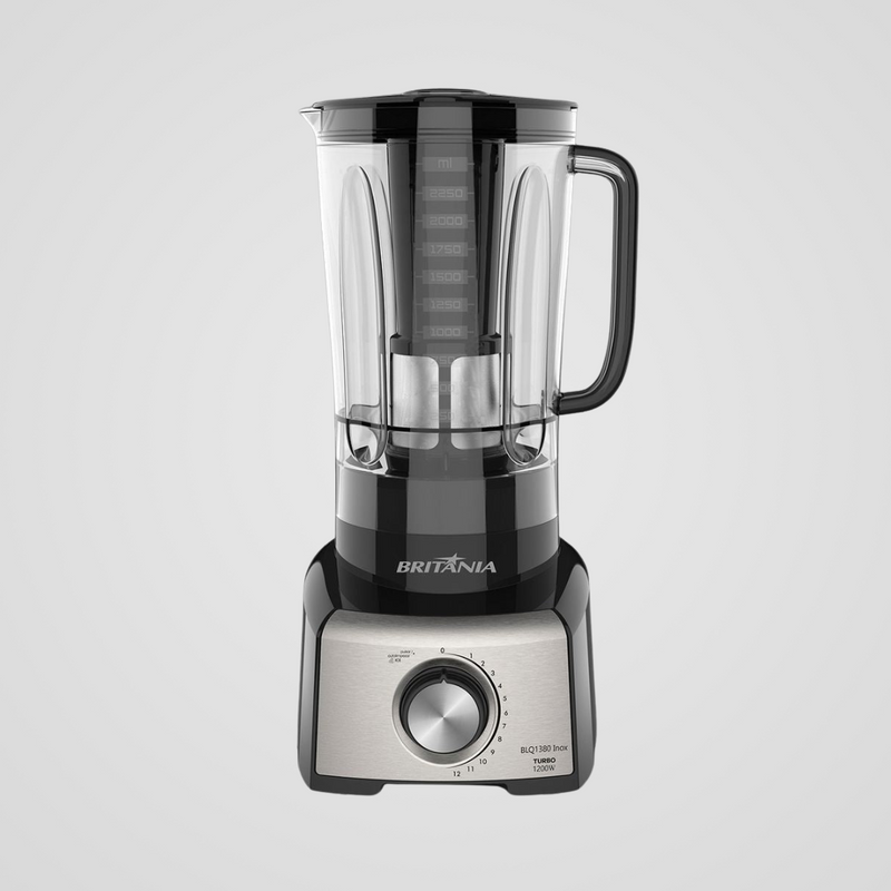 Liquidificador Britânia BLQ1380P Pro Maxx 6 Inox 3L 1200W