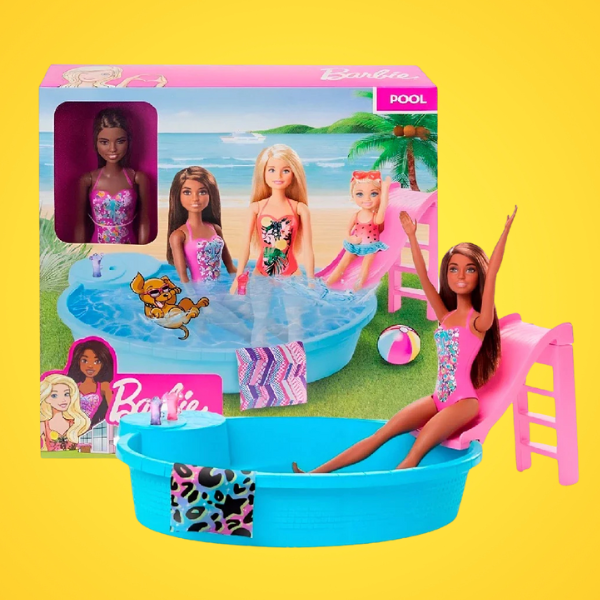 Boneca Barbie Festa Na Piscina Com Acessórios GHL92 - Mattel