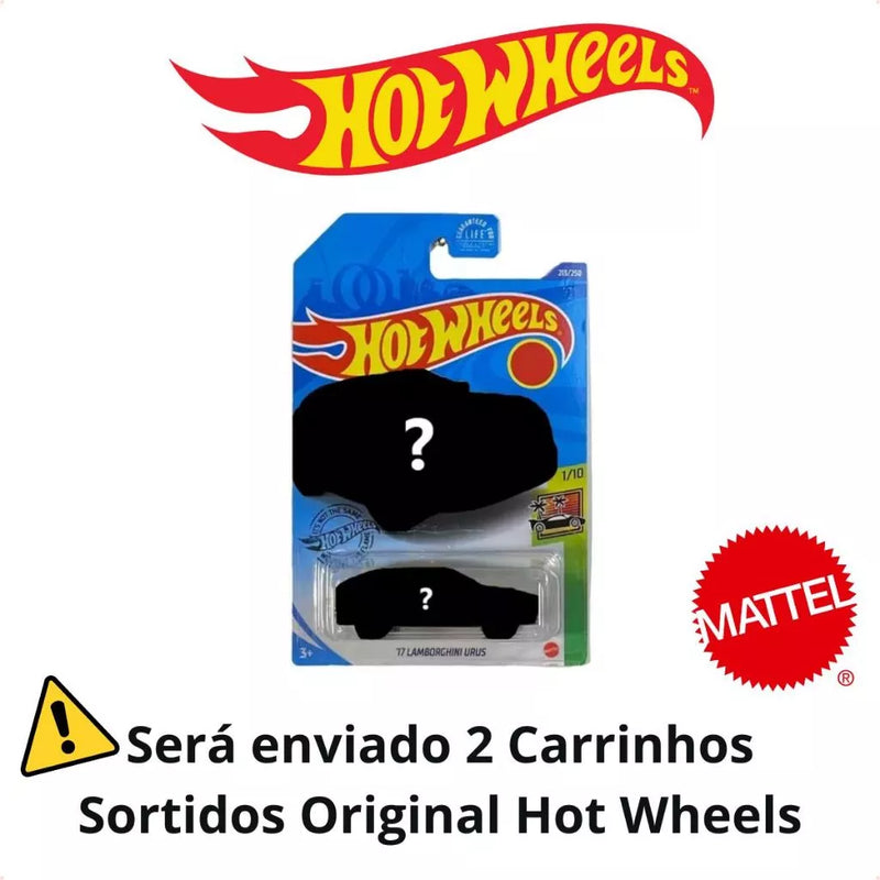 Kit 2 Carrinho Hotwwehls Hot Wheels Original Mattel Sortidos