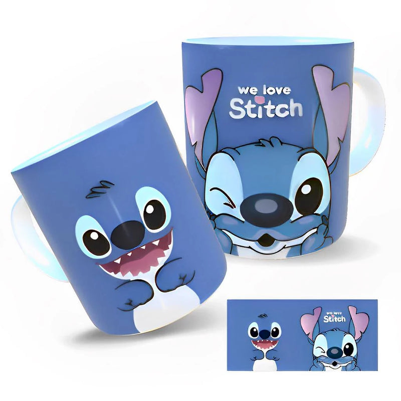 Caneca Personalizada do Stitch VÁRIOS MODELOS OFERTA POR 24 HORAS de Porcelana do Dia dos Namorados  - Stitch e Angel Eu te amo Xicara Presente Lembrancinha Kit Festa Aniversário Presente Dia das Mães Disney Infantil