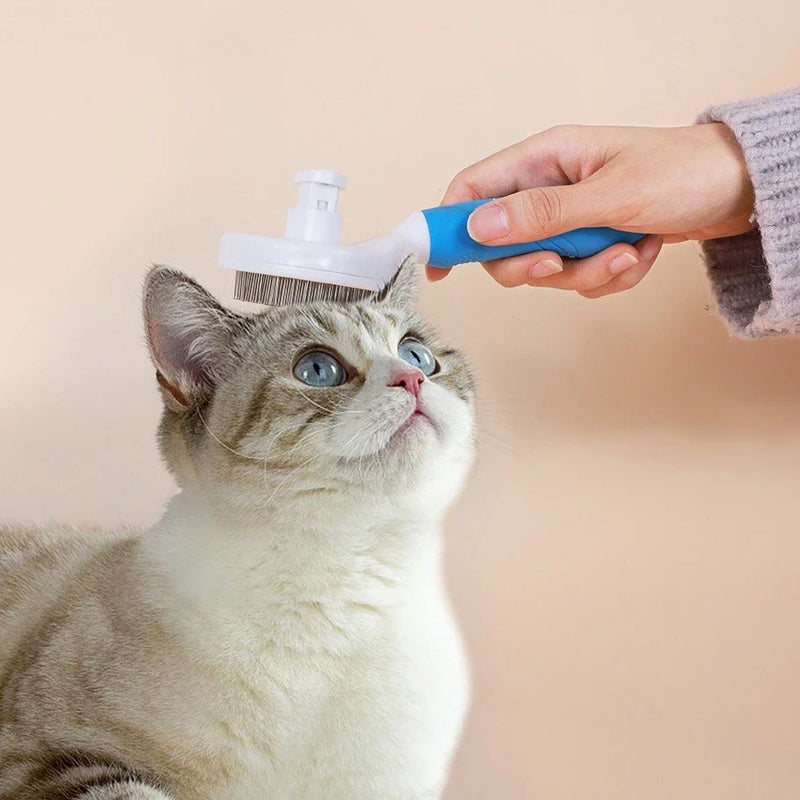 Escova Removedora Tira Pelos Dos Pets Cães E Gatos